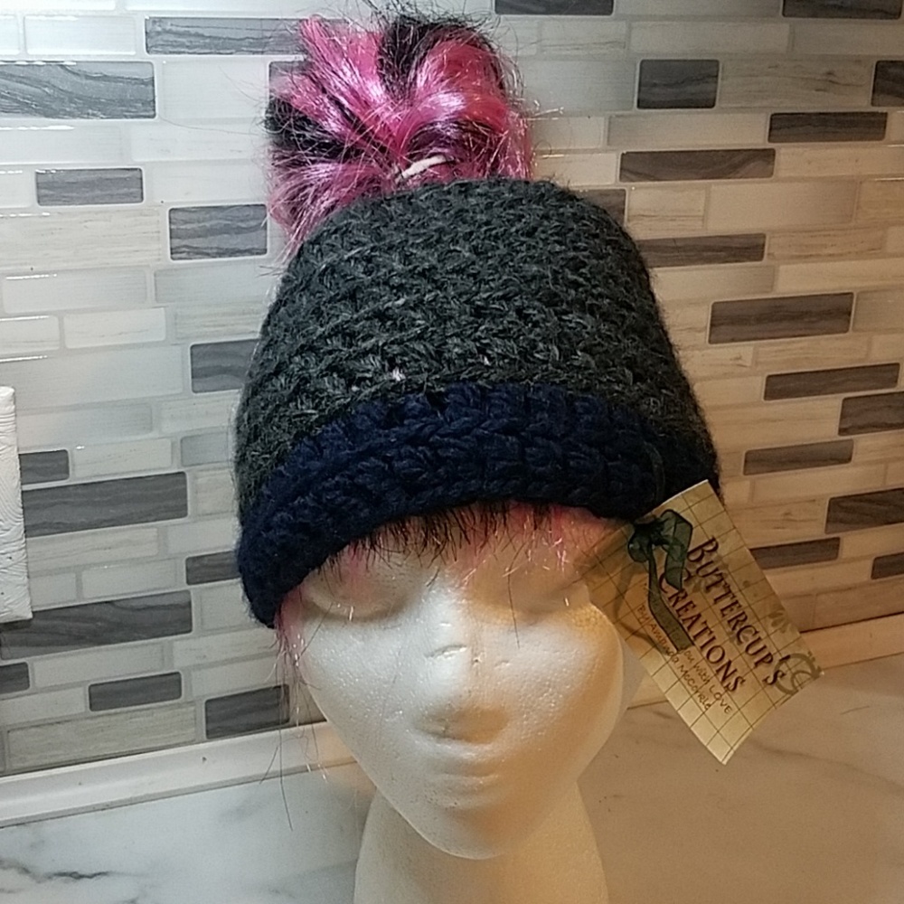 Handmade Messy Bun Hat
